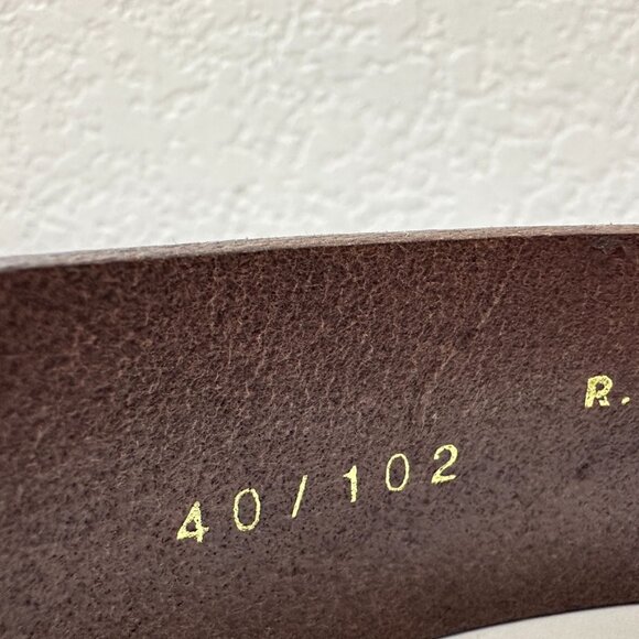 NWT R.M. Williams Drover Belt 40/102 Choc Brown Premium Real Cowhide Australia - Picture 8 of 14